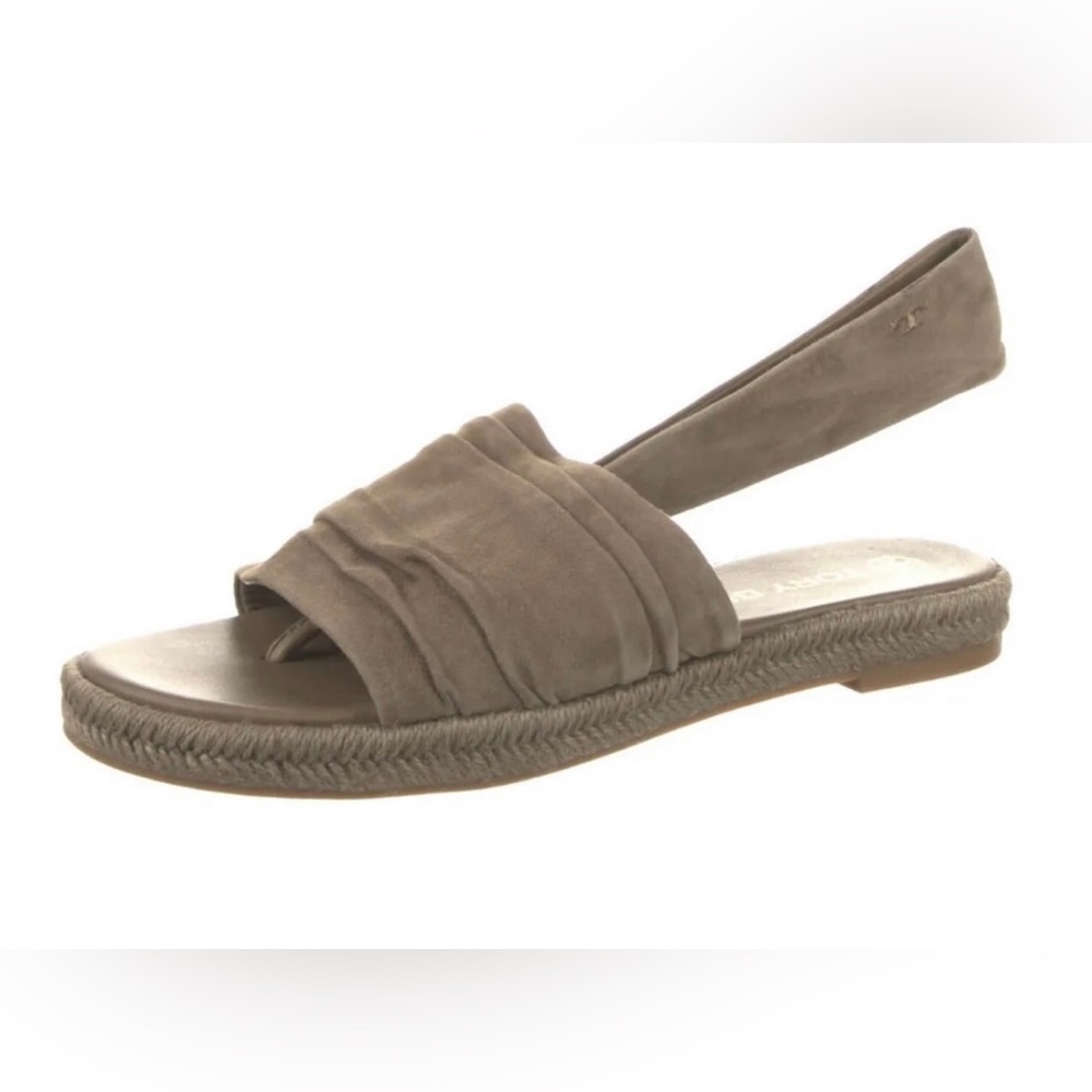 Tory Burch Suede Slingback Espadrille Sandals in Neutral Size 8 Brand New No Box